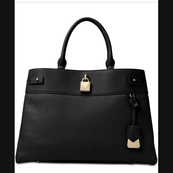 Black Leather Handbag